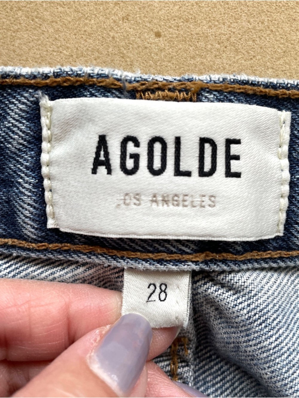 Agolde Fusion Jeans in Ratio - 28" - Picture 5 of 16